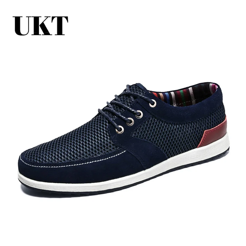 

Hot Sale Medium(b,m) Mesh (air Mesh) New Comfortable Breathable Men Casual Super Light Shoes,brand Shoes Lace-up Free Solid