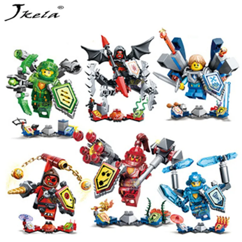 

[New] Nexo Knights Series Future Shield Toys Building Blocks Figures Compatible With legoingly Nexo Knights Castle Warrior