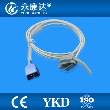 

Free Shipping for DB9 9Pin Nihon Kohden Reusabe Neonate Wrap SpO2 Sensor Probe,1m