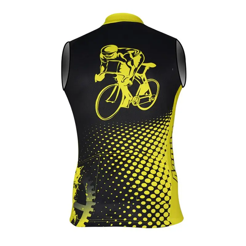

Cycling Shirt Sleeveless Full Zipper Breathable Anti-sweat Vest Bike Clothing Jerseys Tops Apparel Sportswear