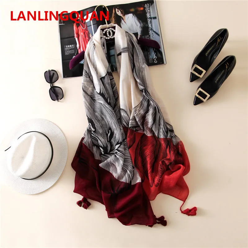 

bandana scarf luxury brand Desigual fashion print Style soft cotton Female 2017 Women Designer Pashmina Wraps shawl hijab