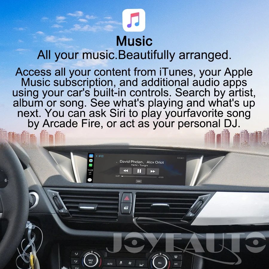 Joyeauto Беспроводной Apple Carplay для BMW CIC 6 5 8 10 25 дюймов 1 3 7 серия X1 X3 X5 X6 Z4 2009 2013 Android Авто