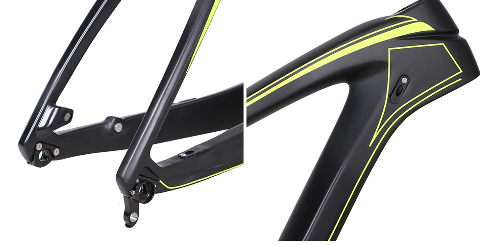 Cheap Costelo 9.9 bicycle MTB Frame carbon Bicylce Mountain Bike 27.5 650B MTB Frame original groups wheels saddle bar tire 4