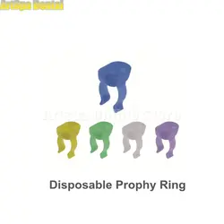 200 шт. одноразовые зубные Prophy кольцо для профилактической Эндо 5 цветов Ассорти