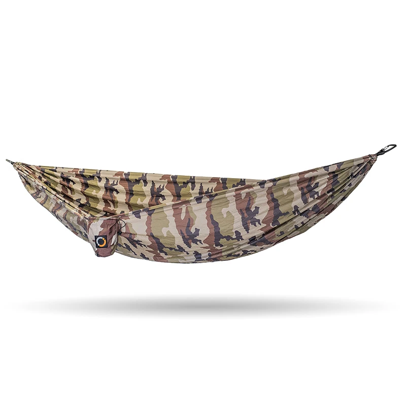 Acehmks наружный походный гамак Сверхлегкий крепкий подвесной гамак для путешествий двойной человек мебель для отдыха путешествия парашют гамак - Цвет: Camouflage