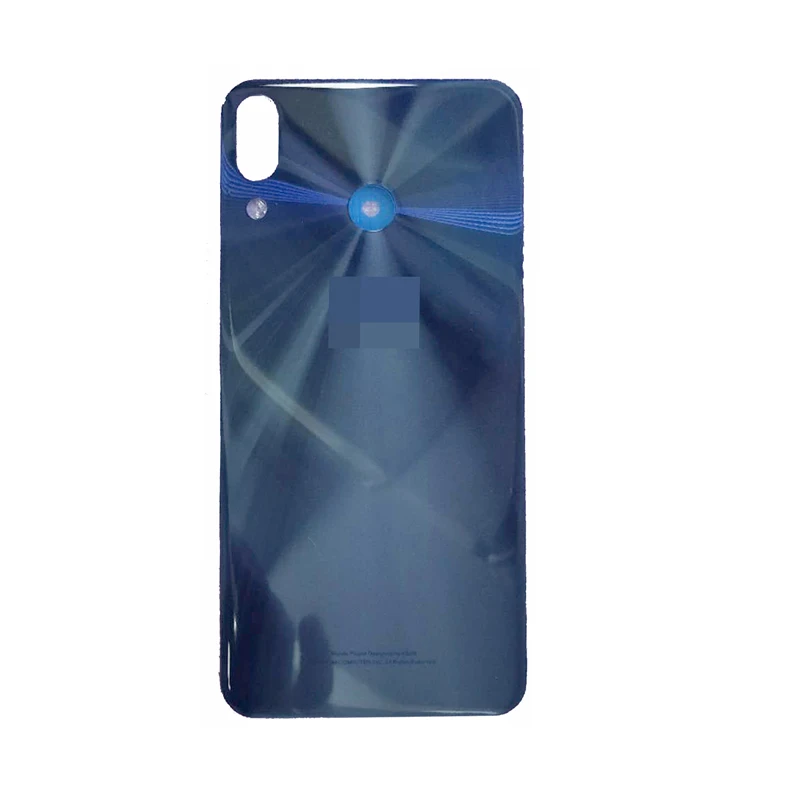 6," для Asus Zenfone 5 ZE620kl X00QD/Zenfone 5Z ZS620KL Z01RD стекло задняя дверь корпус крышка батареи+ объектив - Цвет: Blue No lens