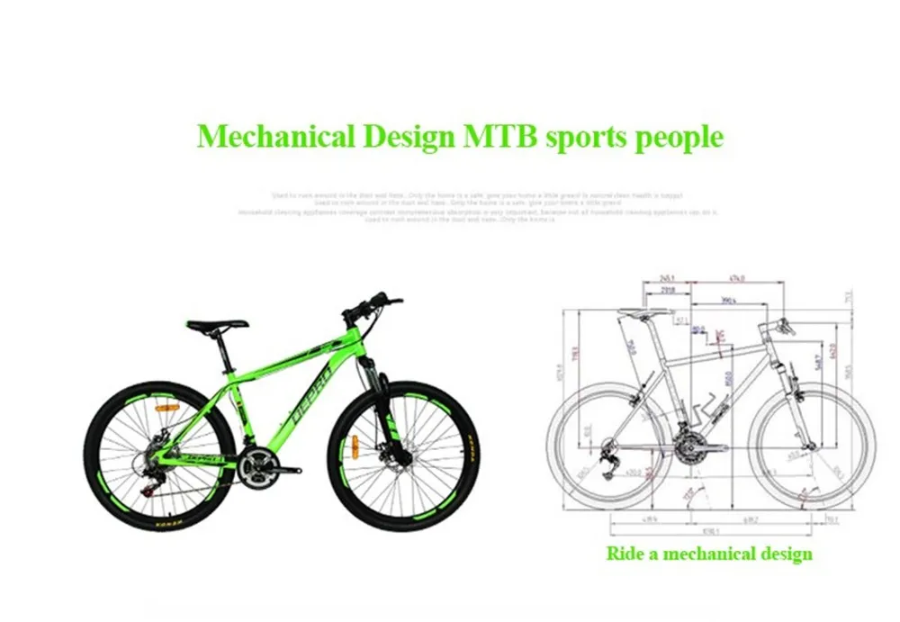 Best Mountain Bike Aluminum Alloy 21 speed Dual Disc Brakes 26 inch Variable Speed Drive Bicycle Men & Women Students Cycling Bicicle 6