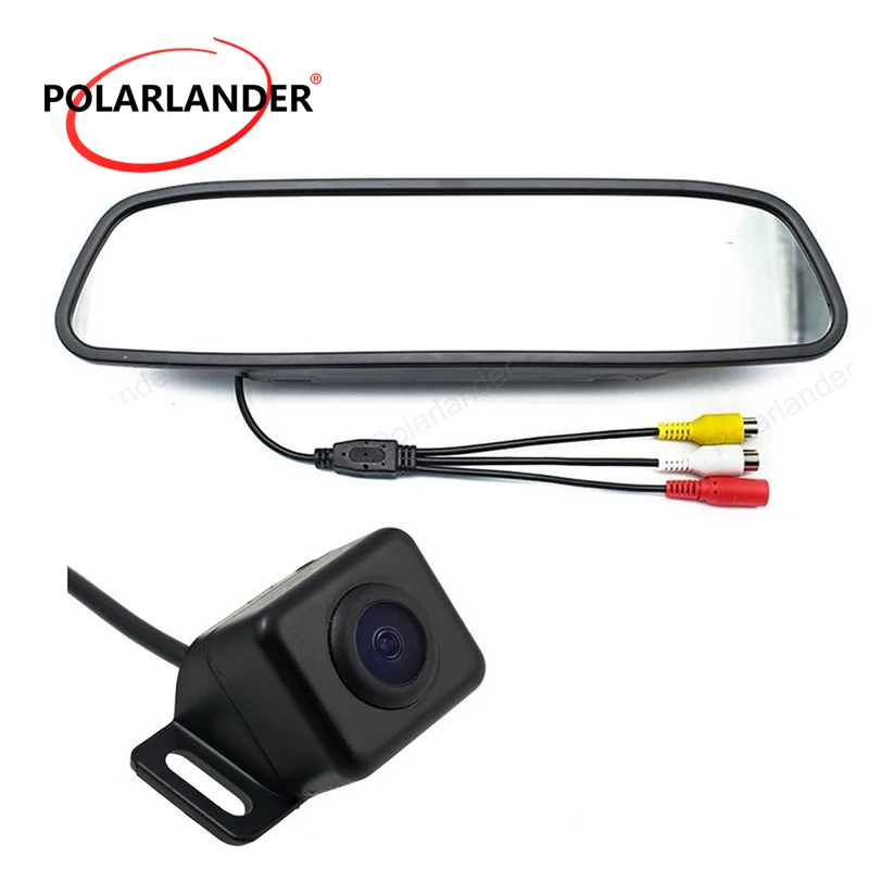 Rear View Camera car monitor 4.3 inch TFT Screen HD Video Waterproof