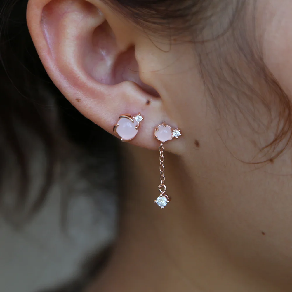 

Statement Dangle Earrings Set Drop Bezel Fine Crystal Micro paved CZ Earrings For Women Fashion Party Earring Jewelry Wholesale