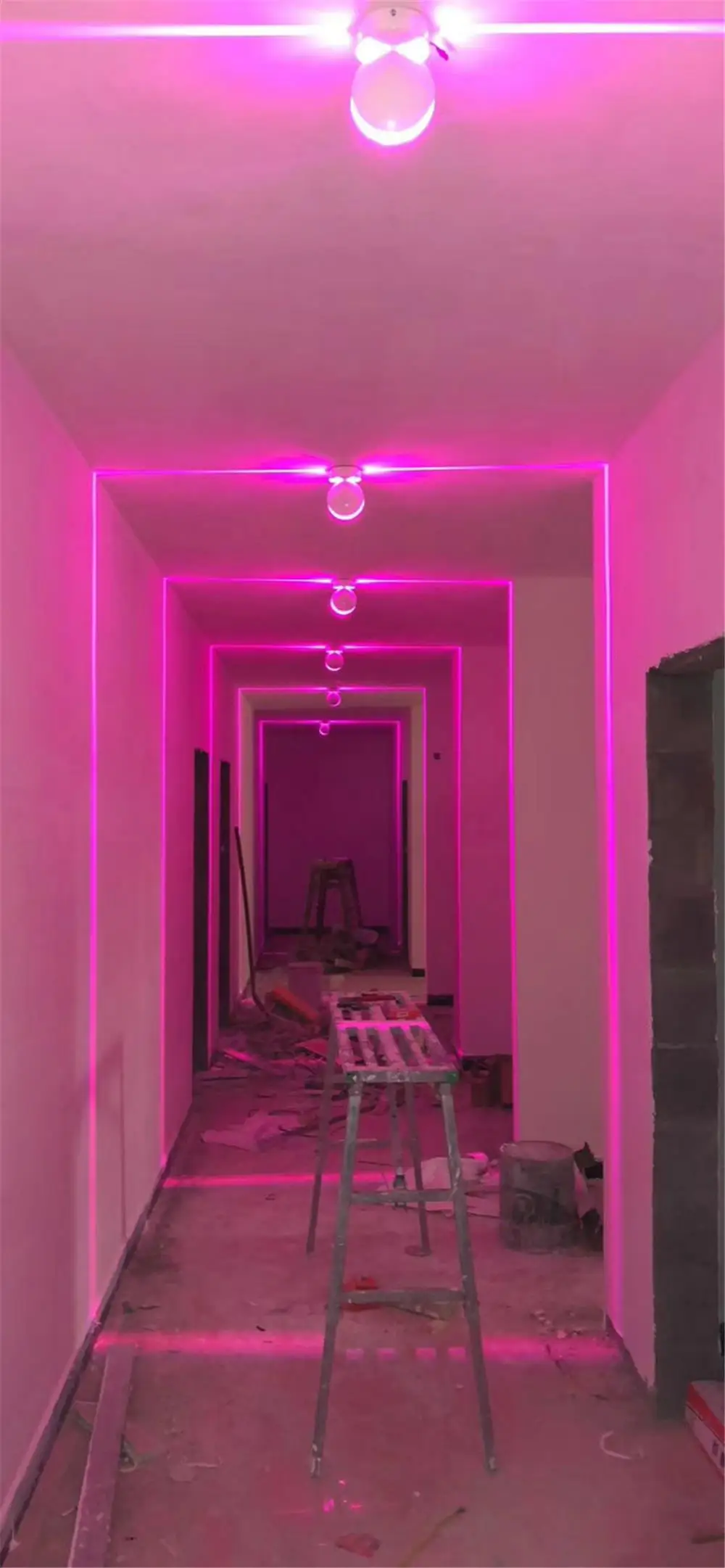 Living Room Decoration Ceiling Lamp Art Design 10w CREE Led RGB Remoted Controls Narrow Line  Lights for Room  Light Fixture recessed ceiling lights