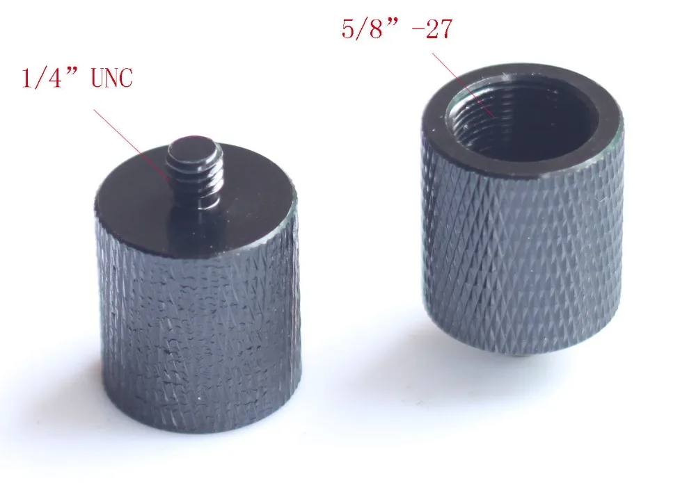 Стойка для микрофона 2 шт. стойка с 5/8-27 разъемов Мама до 1/4-20 папа камеры резьбой