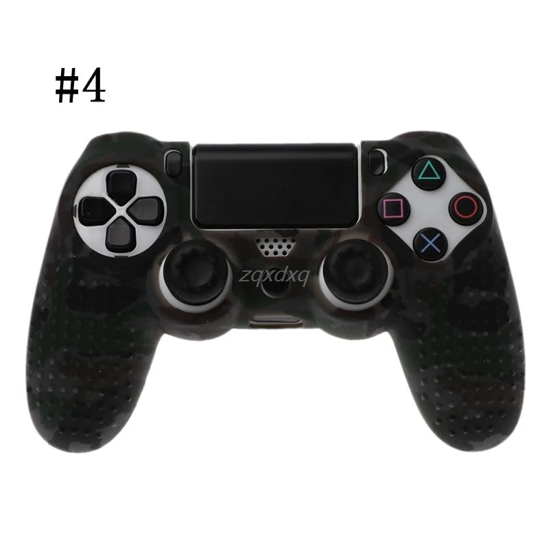 Силиконовый камуфляжный чехол для контроллера Sony Dualshock PS4 DS4 Slim Pro защитный +