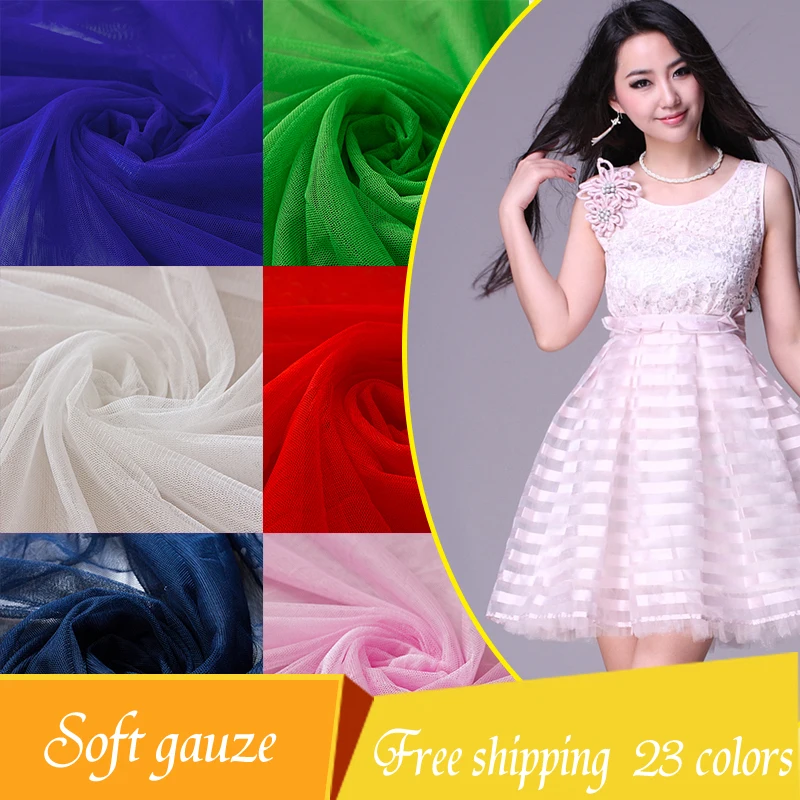 Ширина 165 см)* 5 м мягкая Тюлевая марлевая ткань противомоскитная сетка пряжа пачка подарок на день рождения обертывание вуаль платье свадебное украшение