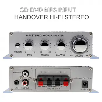 

Sale CD / DVD / MP3 Input Hi-Fi Car Stereo Audio Amplifier RMS 20W + 10W