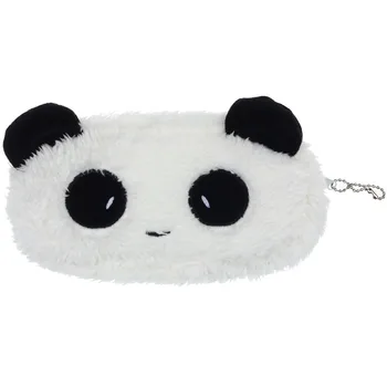 

Cute Plush Fluffy Panda Coin Pencil Bag Pouch Case Pack Pendant Cases Coin Purse Wallet Cute Small Wallet Women Carteras Mujer