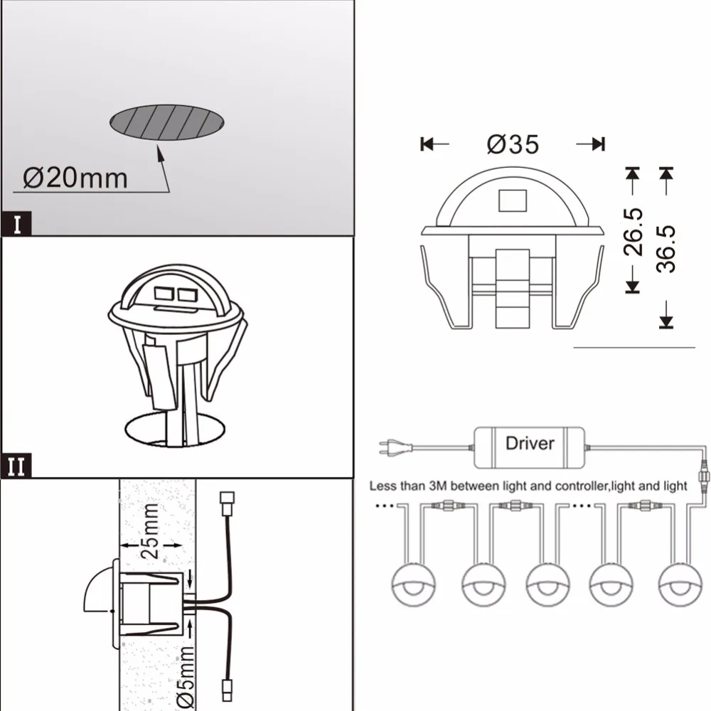 Qaca Half Moon Smd5050 Led Stair Lights Low Voltage Outdoor Recessed Landscape Pathway Step Stair Lamps 6pcs Set B106 6 In Underground Lamps From Lights Qaca Half Moon Smd5050 Led Stair Lights Low Voltage Outdoor Recessed Landscape Pathway Step Stair Lamps 6pcs Set B106 6 In Underground Lamps From Lights