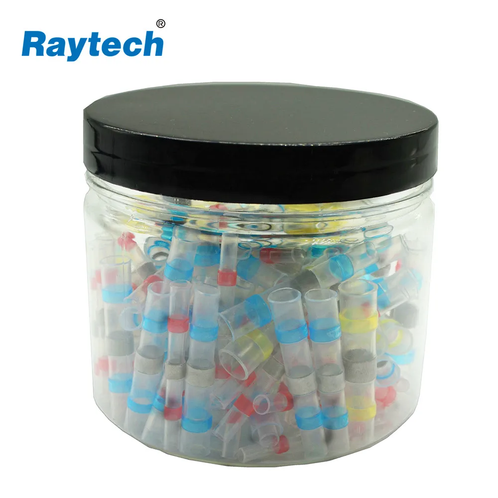 120Pcs Mixed Heat Shrink Sorder Terminals Waterproof Solder Sleeve Tube Electrical Wire Insulated Butt Connect