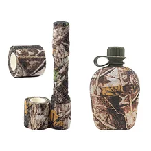 5 см x 4,5 м камуфляжная клейкая повязка, тактический фонарик, нож, повязка, подходит для спорта, ухода за лодыжками, пальцами, мышцами