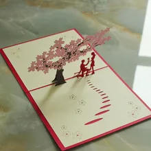 Dhl 200 шт практичные 3D лазерные рождественские винтажные ручной работы на заказ поздравительные открытки Рождественские подарки сувенирные открытки