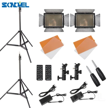 

YONGNUO KIT YN600L CRI95 LED Video Light Panel with AC Power Adapter Adjustable 3200K-5500K YN-600L LED Studio Light