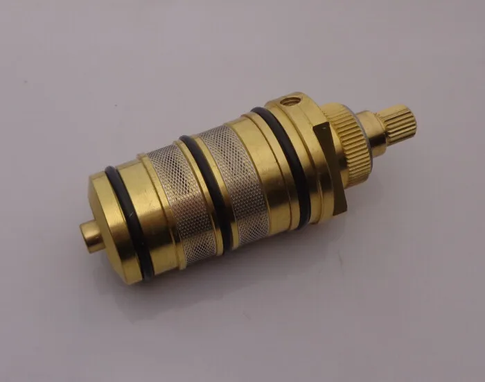 Online Messing Bad Dusche Thermostatkartusche   Griff Für Mischventil Mixer Dusche Bar Mischbatterie Dusche Mischventil patrone AF00