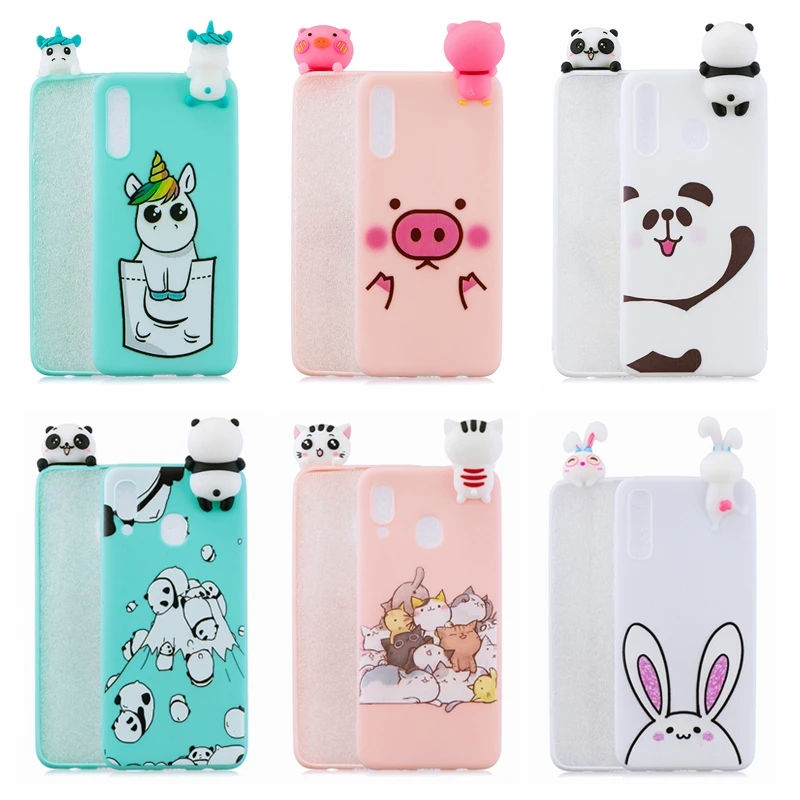 

A50 M20 Case for Coque Samsung A50 M20 Case A30 M10 3D Kawaii Silicone Cover on for etui Samsung Galaxy A30 M10 Phone Case Women