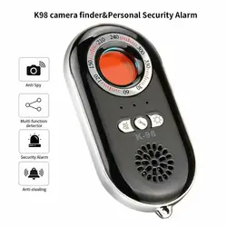 Новый K98 путешествия Анти-шпион детектор Камера GSM аудио прибор обнаружения устройств подслушивания gps сигнала объектива устройство
