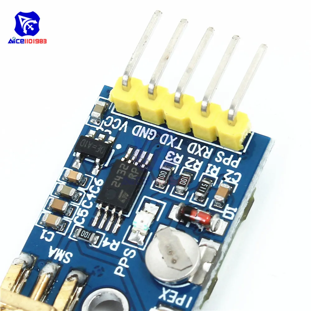 Модуль GPS с двойной антенной SMA/IPEX для Arduino модуль местоположения со спутниковой