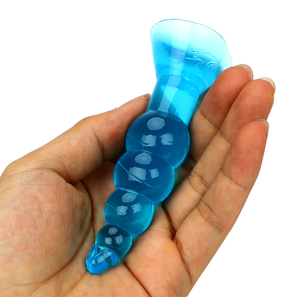 IKOKY Anal Bead Prostate Massager Silicone Jelly Anal Plug Anal Sex Toys for Woman Men Gay Butt Plugs Adult Product Sex Shop 4 IKOKY Anal Bead Prostate Massager Silicone Jelly Anal Plug Anal Sex Toys for Woman Men Gay Butt Plugs Adult Product Sex Shop 4