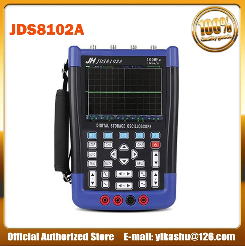 Новое поступление Jinhan JDS8102A Ручной цифровой осциллограф 500 м/с Цифровой мультиметр каналы ручной