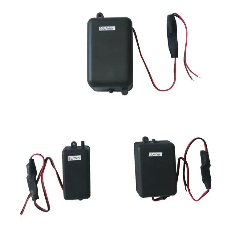 DC12V 3L 5L 10L Mini Vacuum Air Pump Aquarium Air Pump 2pcs/Lot For