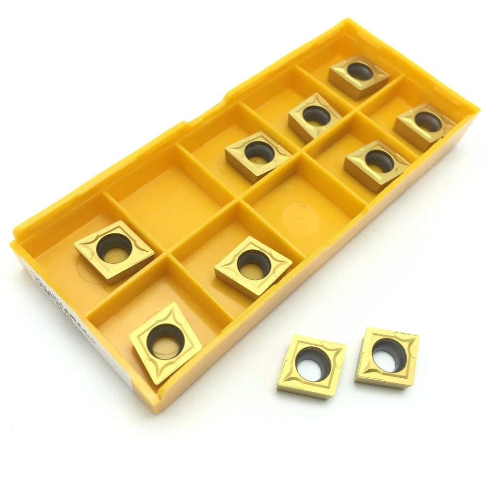

10Pc Tool inserts CCMT09T304 US735 Internal Turning Tools Lathe Cutting Tool CNC Lathe ferramenta carbide cutter milling machine