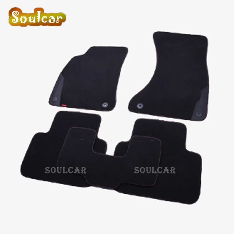 Premium Fabric Nylon Suede Washable Car floor mats for AUDI A8 A8L S8