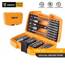 DEKO PPTZ46 набор ручных инструментов 46 шт. крестовые/щелевые/Torx Биты Набор отверток с магнитным мульти инструмент для ремонта бытовой техники