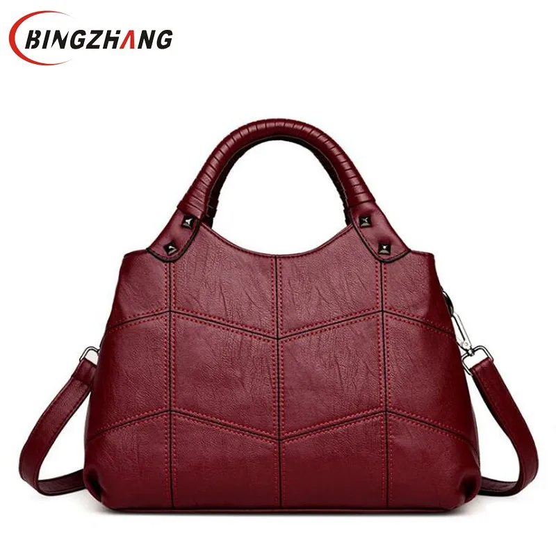Brand Half moon bag Leather luxury handbags women bags designer ...