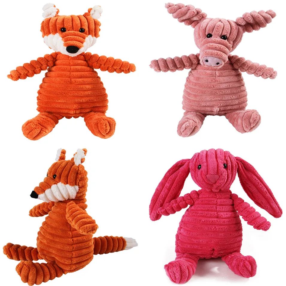 10 Animals Dog Chew Squeak Toys Giraffe Fleece Rope Interative Toy Plush Puppy Deer for Pet Dogs Cat Chew Squeaking Toy for burger bacon breakfast pet dog chew toy squeak toy plush hidden food toys funny cute for puppy chihuahua dog cat molar chew