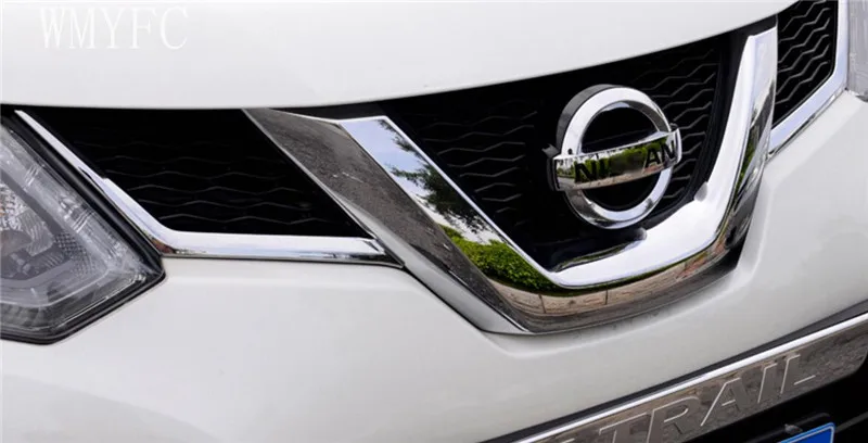 Для 2014 2015 2016 Nissan X Trail T32 XTrail Rogue ABS Хромированная передняя решетка гриль крышка