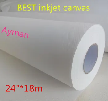 

24"*18m 260gsm polyester blank Canvas For HP Roland EPSON Printers