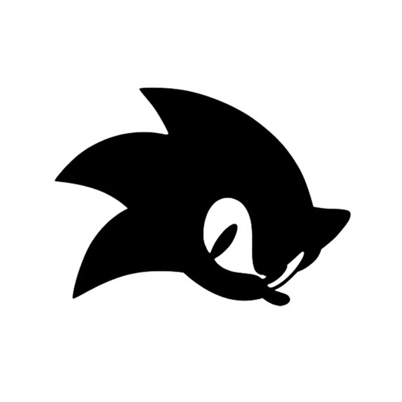 

Funny stickers New arrival 13.5*10CM Games Sonic the Hedgehog Decals Cartoon Series Car Sticker for motorcycle laptop