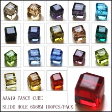 Free Shipping! AAA Crystal Spacer Beads Cube Mixed 6x6mm Cross Hole 100PCs (AAA1966M) Free Shipping! AAA Crystal Spacer Beads Cube Mixed 6x6mm Cross Hole 100PCs (AAA1966M)