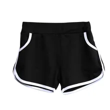 Спортивные шорты для женщин, сексуальные шорты для занятий йогой и фитнесом, женские летние пляжные шорты с карманами, повседневные шорты для бега,# F30ST26