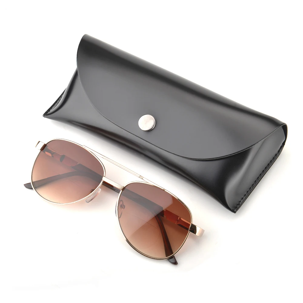 

Gudzws Bifocal Sun Readers Magnification Glasses UV400 Protection Outdoor Reading Glasses & Sunglasses for Men and Women Unisex