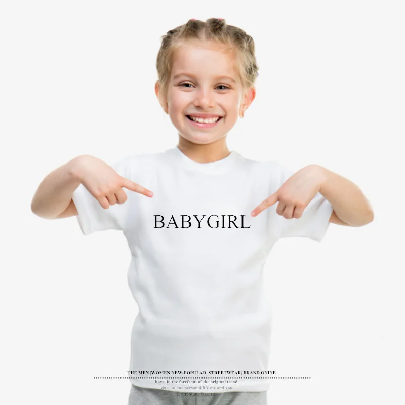 

Printed children's t-shirt Alphabet Short Sleeve BABYGIRL G0719