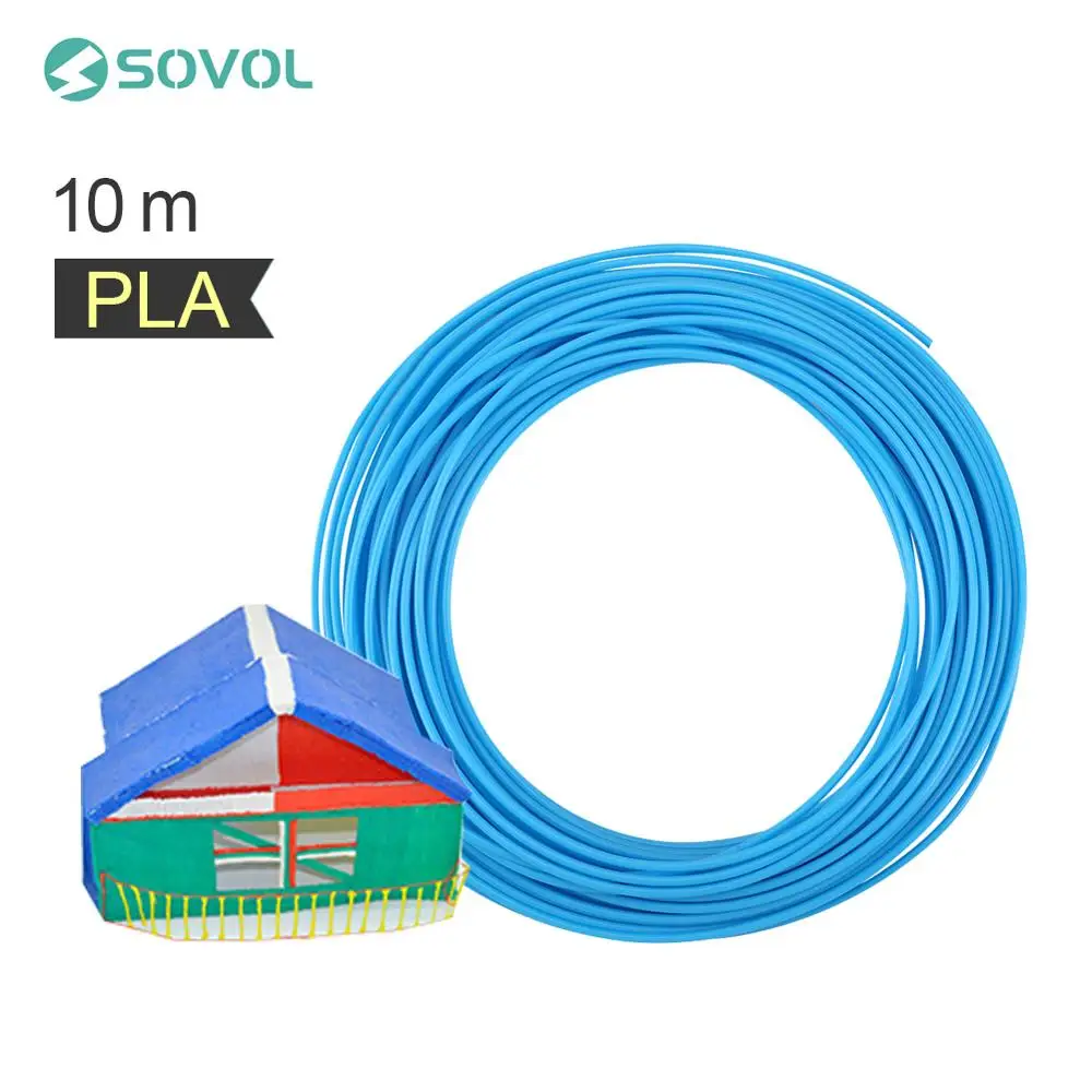 Sovol 3D принтер PLA нить 10 м/рулон 1 75 мм цветов печать материал Ручка для