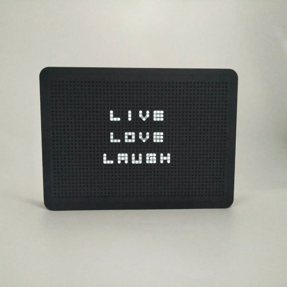 DIY Peg Board Letter Light A4 комбинация LED Night Puzzle LightBox Pegboard лампа для украшения дома реклама