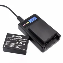 2PC 7 4V 1260mAh Li ion NP W126 NP W126 Battery LCD Dual Charger for Fujifilm