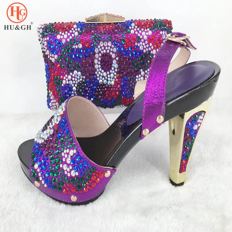 

Italian Shoes and Bags Set African Matching Shoe and Bags For Party Italian In Women Nigerian Wedding Dress Shoes and bags sets