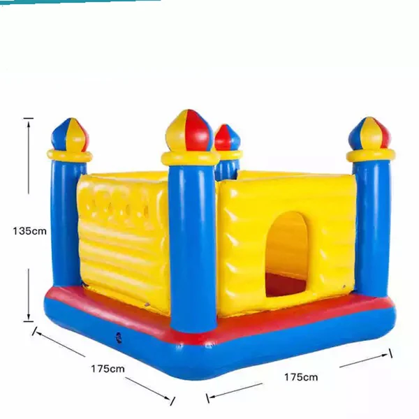 Crianças castelo trampolim saltando oceano bola piscina playground inflável almofada