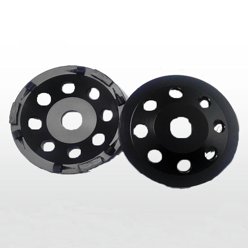 7 inch 180mm PCD Grinding Cup Wheel Epoxy Paint Glue Mastic Abrasive Residue Removal 6*1/4 PCD+3 segments for stone concrete