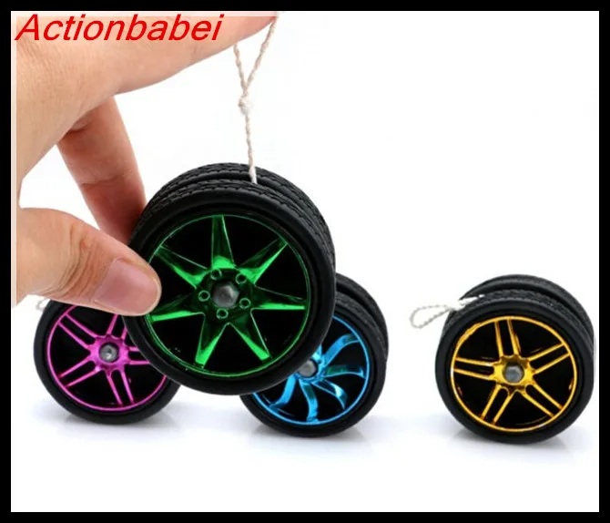 1x Wheel Yoyo Ball Electroplating YoYo Ball Bearing String Kid Child Toy Gift WQ 